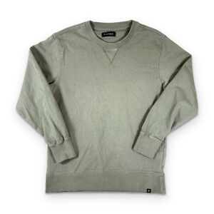 Piombo‎ Italy Mens Sage Green Cotton Knit Crewneck Sweatshirt Size Small EU